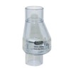 Valterra 200-C10 PVC Swing/Spring Combination Check Valve, Clear, fits 1"