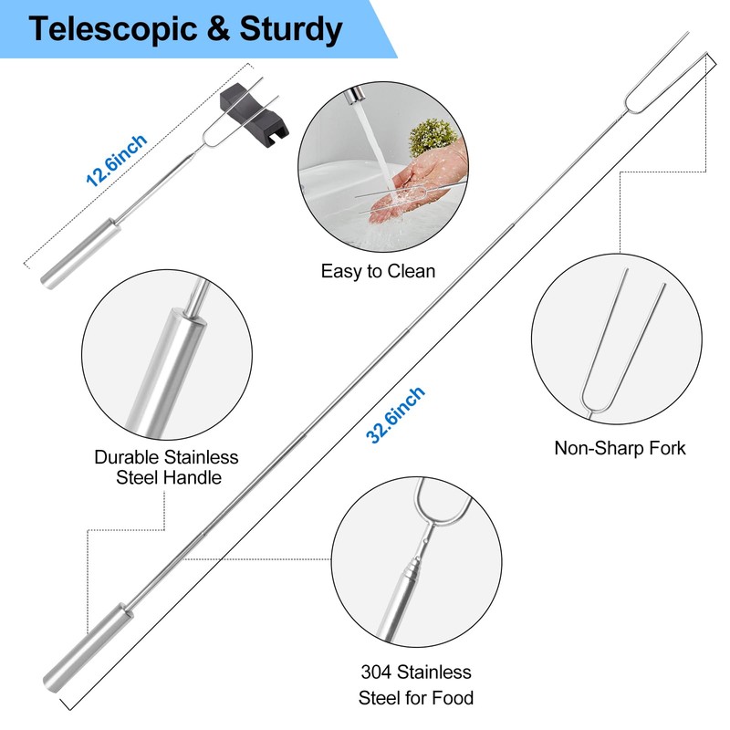 Accessory Pack for Solo Stove Mesa XL, 4 Stainless Steel