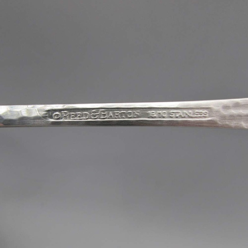 Reed & Barton Hammered Antique Iced Beverage Spoon