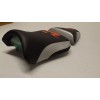 CUSTOM FRONT& REAR SEAT COVERS BLACK/SILVER FIT SUZUKI GSXR 600R