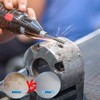 Long Stone Carving Set Diamond Burr Bits Compatible with Dremel,
