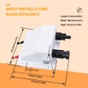 Roof Feed-Through Solar Double Cable Enclosure with 10 cm Copper