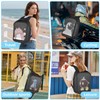Untrxr Led Backpack with Programmable Screen,17 inch Waterproof Led Bag,Travel,
