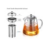 Glass Teapot with Infuser Tea Pot 32oz/43oz Tea Kettle Stovetop