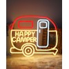 AceList Happy Camper RV Neon Signs for Wall Decor -