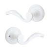 FPL Bordeaux Passage Left Hand Lever Set - White Powder