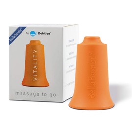 BellaBambi® cupping cup by K-Active Vitality mini for negative pressure massage | orange | diameter 2 cm