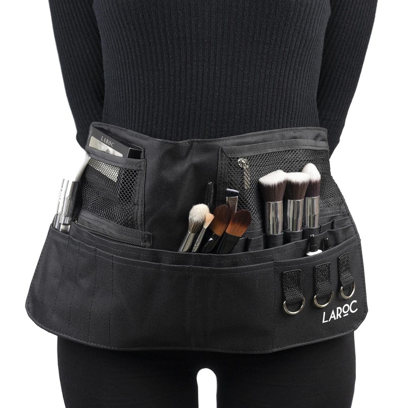 LaRoc Makeup Brush Holder Belt - Adjustable Make Up Brushes