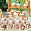 KeeStar 24 Pack Squirrel Keychains Party Favors for Jungle Animal