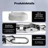 XPOtool Pulley up to 180 kg with 20 m nylon