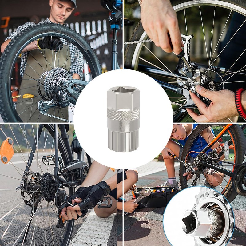 Ruayia Sprocket Puller Bicycle Tool Accessories, Bicycle Cassette Tool Cassette
