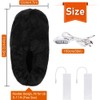Unisex Electric Heated Shoes Electric Heating Slippers Washable Comfortable Feet