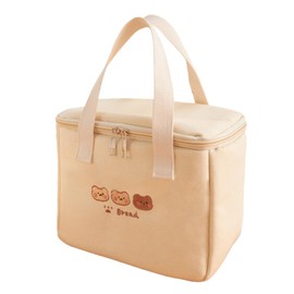 RICHTRUE Kawaii Lunch Bag for Girls Box Insulated Cute Bags Women Kids (Bear- Bucket)