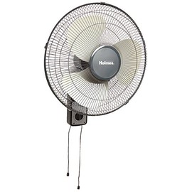 HOLMES Oscillating Wall-Mountable Fan, 16 Inch (HMF1611A-UM),Black
