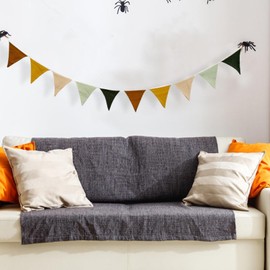 Pennant Banner Flags,Multipurpose Nursery Garland Triangle Pennant Flag - Lightweight Flag Bunting Garland Colorful Garland Flag for Home Classroom