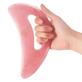 LICHUANUK Body Gua Sha Massage Tool, Large Guasha Scraper, Anti-Cellulite Massager, Lymphatic Drainage, Suitable for Neck Shoulders, Thighs, Abdomen, Back, Body Shaping