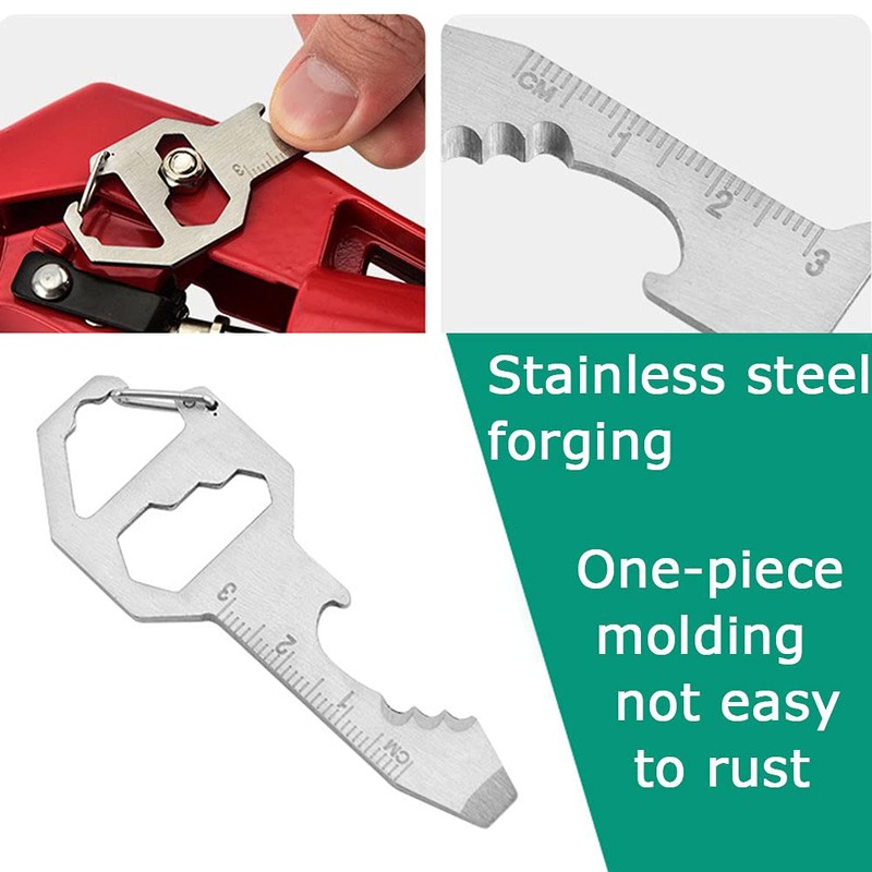 Kovcfon 2 PCS 24 in 1 Multi Tool Key Multifunction