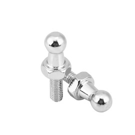 MACHSWON 2 Pcs Car Stainless Steel for Gas Struts Ball Ended Bonnet 10mm M6 Ball Stud