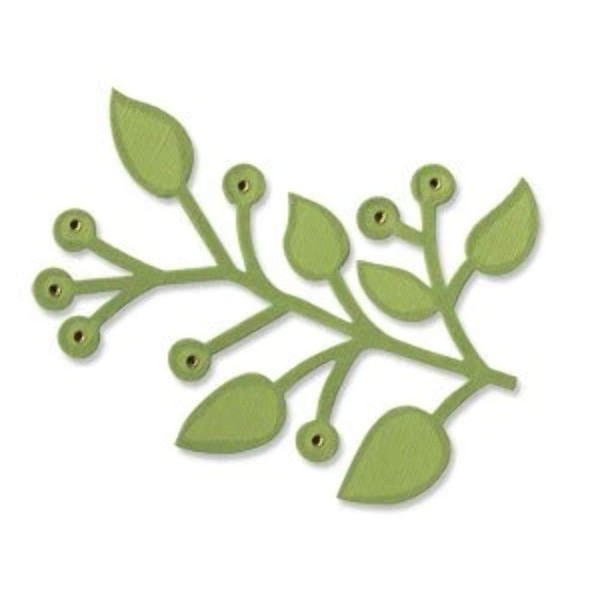 Sizzix Bigz Die Size 12 Branch with Leaves by Stu