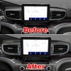 ruihe 2pc Carbon Fiber Color Centre Air Conditioning Dashboard Vent