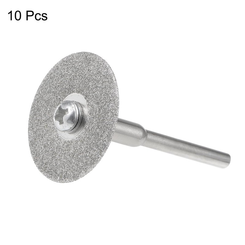 sourcing map 10pcs 22mm Diamond Coated Rotary Cut Off Grinding