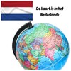 EXERZ 20cm World Globe Political Map - Dutch Map -