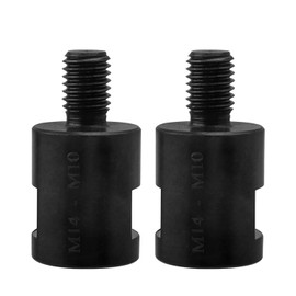 Gasea 2Pcs M14 Female to M10 Male Thread Angle Grinder Attachment Rotary Polisher Adapter Converter
