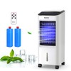 COSTWAY Evaporative Cooler, Portable Cooling Fan with Remote Control, 3-Mode,