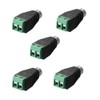 SIENOC 5 Packs of Phono RCA female Plug to AV