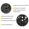 Pridefend Punch Set, Roll Pin Punch Set Made of Solid