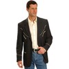 Scully Men's Retro Western Jacket - P-656BLK 40 REG US