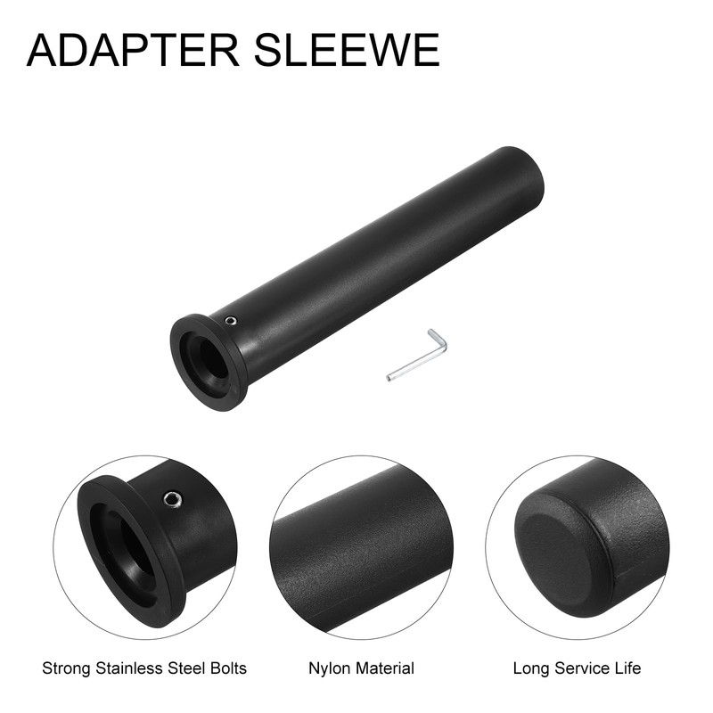 sourcing map Adapter Sleeve, 11 Inch Weight Plate Posts Exercise