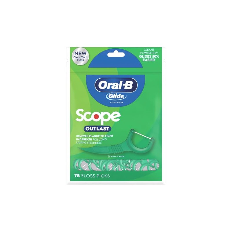 Oral-B ADV Floss Pick W/Scope 75