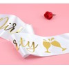 Docooniver 30th Birthday Sash for Women and Girls,Dirty Thirty 30