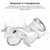 Wireless Earbuds HiFi Stereo Bluetooth 5.1 Headphones with Detachable Earhooks