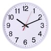 OFFICER PRODUCTS Wall Clock Plastic / 30 cm White Arabic