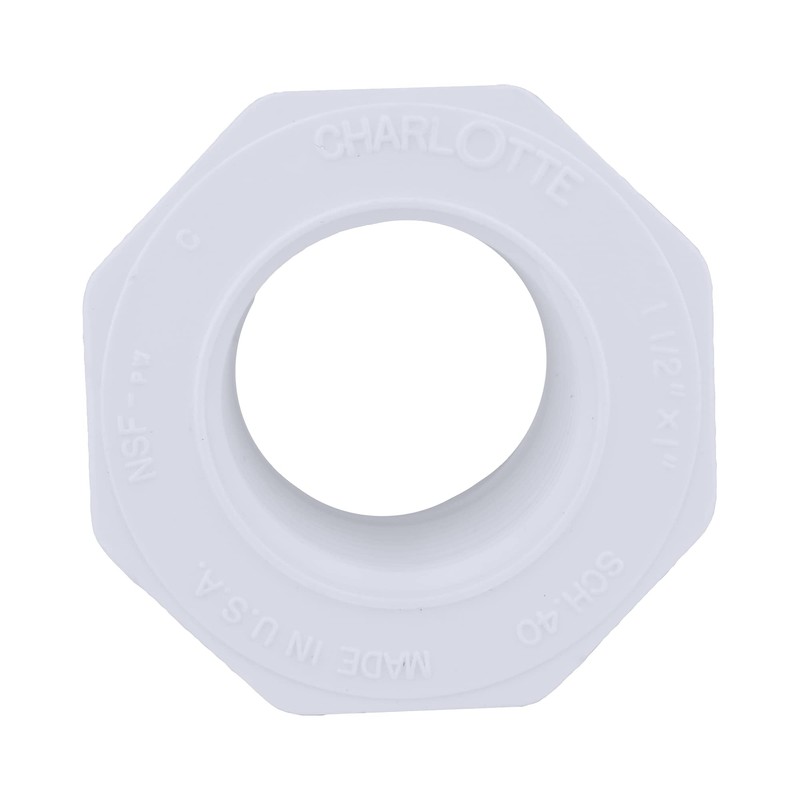 CHARLOTTE PIPE 1 1/2 x 1 SCH 40 RED BUSHING