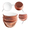 Rumyve 100 Pcs Disposable Baking Cups,Foil Metallic Cupcake Cases,Muffin Liners