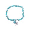 REEBOOOR Pulsera de tobillo de estrella de mar amatista curación