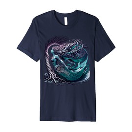 Pagan Elder Tree Paganism Yin Yang Witch Tree of Magic Premium T-Shirt