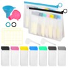MUOUAKATE Protein Powder Travel Container Set - Reusable Powder Supplement