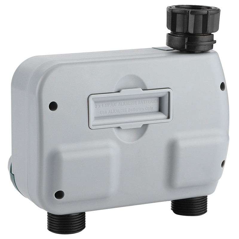 DualOutlet Timer Irrigation System Controller Intelligent Large Display Watering Controller
