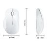 Wireless Mouse 2.4G Slim Portable Computer Mice with Nano Receiver