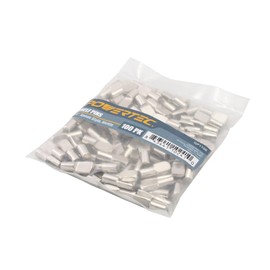 POWERTEC QP1106 1/4 Inch Shelf Pegs 100 pcs, Spoon Shaped Shelf Pins Support Pegs for Shelves, Kitchen Cabinet Shelf, Bookshelf, Closet and Furniture, Nickel Plated Shelf Holders Pegs
