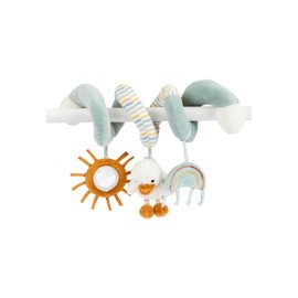 Toy Spiral Duck Edda Lou Activity Toy for Attaching to Baby Seat, Pram or Playpen