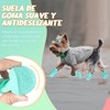 SlowTon Zapatos para Perro Pequeños Medio, 4 Piezas Botas para