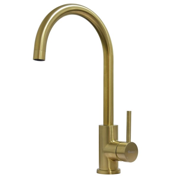 TRYWELL Single Handle High Arch Kitchen Faucet, 360 Degree Swivel