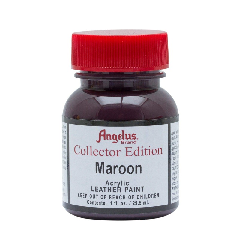 Angelus Collector Leather Paint 1 oz Maroon