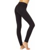 No Nonsense Women's Ponte Knit Pintuck Legging, Black, M 8-10