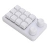 12 Keys Small Keyboard with Dual Knobs and RGB Light